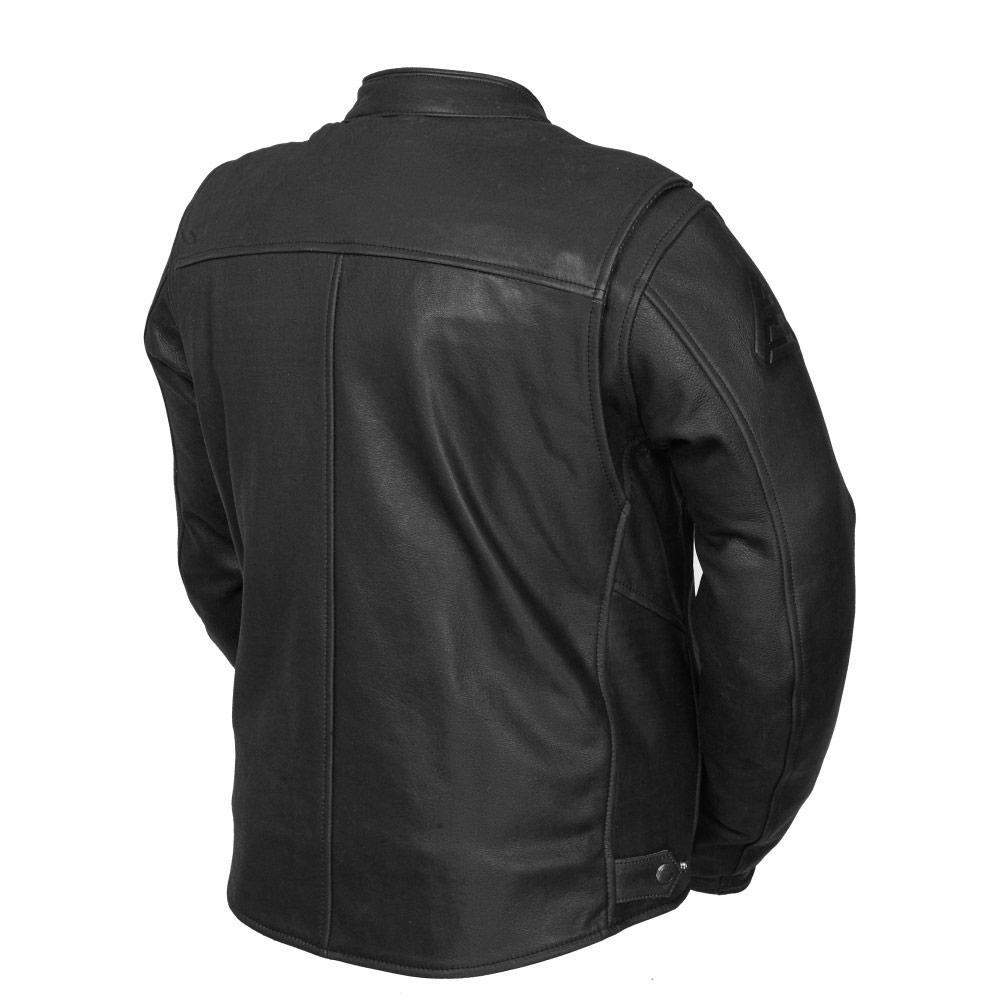 Fieldsheer Mens Shadow Leather Jacket Black 44 
